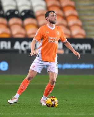 Blackpool 'dan Matt Pennington Bristol Street Motors Kupası maçında Liverpool U21' e karşı Bloomfield Road, Blackpool, 6 Kasım 2024