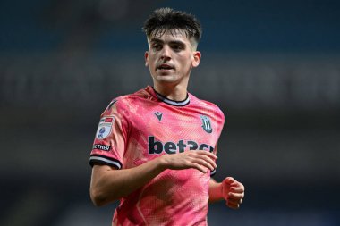 Stoke City 'den Andy Moran 6 Kasım 2024' te İngiltere 'nin Blackburn kentinde Blackburn Rovers ve Stoke City maçında