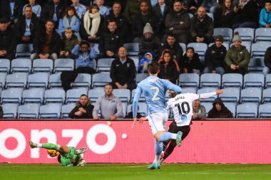 Derby County 'den Jerry Yates 6 Kasım 2024 tarihinde Coventry Building Society Arena, Coventry, İngiltere' de oynanan Coventry City - Derby County maçında 1-0 berabere kaldı.