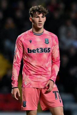 Stoke City 'den Lewis Koumas 6 Kasım 2024' te Blackburn Rovers 'a karşı Stoke City' de oynanan Gökyüzü İddia Şampiyonası maçında