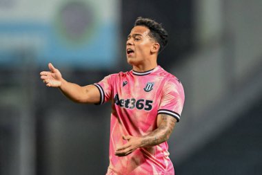 Stoke City 'den Milyon Manhoef, 6 Kasım 2024' te İngiltere 'nin Blackburn kentinde oynanan Blackburn Rovers-Stoke City maçında...