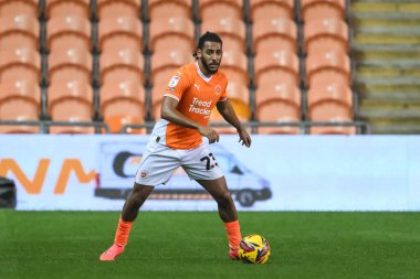 Blackpool 'dan Dominic Thompson Bristol Street Motors Kupası maçında Liverpool U21' e karşı Bloomfield Road, Blackpool, İngiltere 'de 6 Kasım 2024