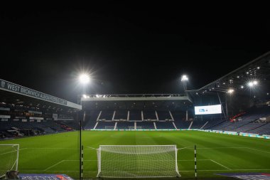 The Hawthorns, West Bromwich Albion 'un evi, West Bromwich Albion maçı öncesinde West Bromwich Albion, Burnley' e karşı The Hawthorns, West Bromwich, İngiltere, 7 Kasım 2024