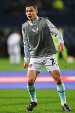 Burnley 'den Josh Cullen, 7 Kasım 2024' te İngiltere 'nin Hawthorns kentinde oynanan West Bromwich Albion-Burnley maçı öncesinde oynanan maç öncesi ısınma maçında...
