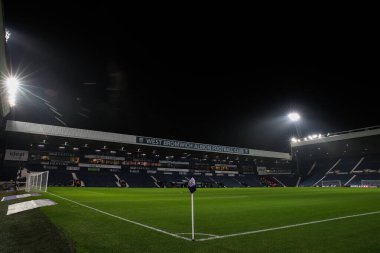The Hawthorns, West Bromwich Albion 'un evi, West Bromwich Albion maçı öncesinde West Bromwich Albion, Burnley' e karşı The Hawthorns, West Bromwich, İngiltere, 7 Kasım 2024
