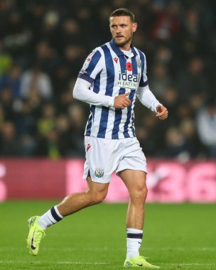 West Bromwich Albion 'dan John Swift Gök İddia Şampiyonası maçında West Bromwich Albion' a karşı The Hawthorns, West Bromwich, İngiltere, 7 Kasım 2024