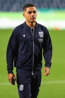 West Bromwich Albion 'dan Deago Nelson, 7 Kasım 2024' te West Bromwich Albion ile Burnley arasındaki Sky Bet Şampiyonası 'ndan önce geldi.