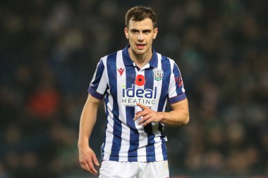 West Bromwich Albion 'dan Jayson Molumby, West Bromwich Albion' a karşı 7 Kasım 2024 'de The Hawthorns, West Bromwich, İngiltere' de oynanan maçta