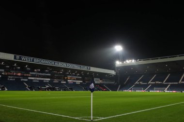 The Hawthorns, West Bromwich Albion 'un evi, West Bromwich Albion maçı öncesinde West Bromwich Albion, Burnley' e karşı The Hawthorns, West Bromwich, İngiltere, 7 Kasım 2024