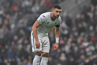 an Vipotnik of Swansea City during the Sky Bet Championship match Burnley vs Swansea City at Turf Moor, Burnley, United Kingdom, 10th November 2024 clipart