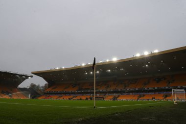 Molineux, 9 Kasım 2024 tarihinde İngiltere 'nin Molineux kentinde oynanan Premier League karşılaşması öncesinde Wolverhampton Wanderers ve Southampton maçının genel görünümü