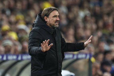 Leeds United takımının teknik direktörü Daniel Farke, 9 Kasım 2024 'te Leeds United, Queens Park Rangers' a karşı oynadığı maçta teknik alanda tepki gösterdi.