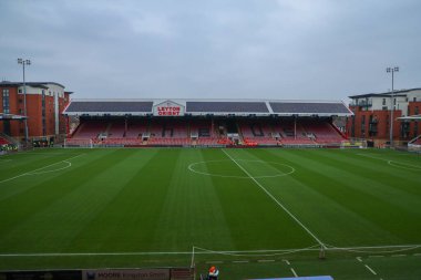 Gaughan Group Stadyumu 'nun genel bir görüntüsü Gök İddia Ligi 1 maçı Leyton Orient ile Blackpool arasında 9 Kasım 2024' te Gaughan Group Stadyumu 'nda oynanacak.