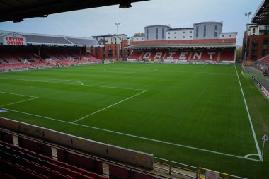 Gaughan Group Stadyumu 'nun genel bir görüntüsü Gök İddia Ligi 1 maçı Leyton Orient ile Blackpool arasında 9 Kasım 2024' te Gaughan Group Stadyumu 'nda oynanacak.