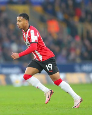 Southampton 'dan Cameron Archer Premier League maçı sırasında Wolverhampton Wanderers, Southampton' a karşı Molineux, Wolverhampton, İngiltere, 9 Kasım 2024
