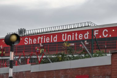 Bramall Lane 'in 10 Kasım 2024' te Sheffield United ile Sheffield Çarşamba günü Bramall Lane, Sheffield, İngiltere 'de oynanan Sky Bet Şampiyonası maçındaki genel görüntüsü.