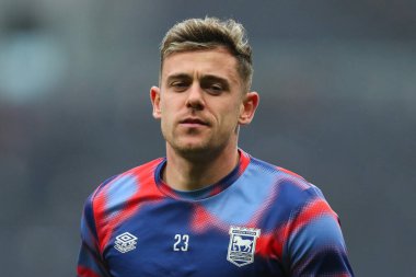 Ipswich Town 'dan Sam Szmodics, Premier Lig karşılaşması öncesinde Tottenham Hotspur' a karşı Ipswich Town Tottenham Hotspur Stadyumu, Londra, Birleşik Krallık, 10 Kasım 2024