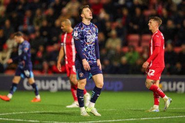 Blackpool 'dan Lee Evans, 9 Kasım 2024' te İngiltere 'nin Gaughan Group Stadyumu' nda oynanan 1.