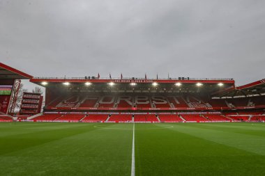 Premier Lig maçı sırasında Nottingham Forest, Newcastle United 'a karşı City Ground, Nottingham, İngiltere' de oynanan maçın genel görünümü 10 Kasım 2024