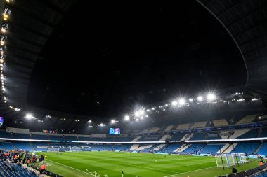 Etihad Stadyumu, Barclays Kadınlar Süper Ligi öncesinde Manchester City Women vs Tottenham Hotspurs Kadınlar 'a karşı Etihad Stadyumu, Manchester, İngiltere, 8 Kasım 2024