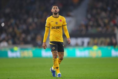 Wolverhampton Wanderers 'dan Matheus Cunha Premier League maçında Wolverhampton Wanderers, Molineux, Wolverhampton' da Southampton 'a karşı 9 Kasım 2024