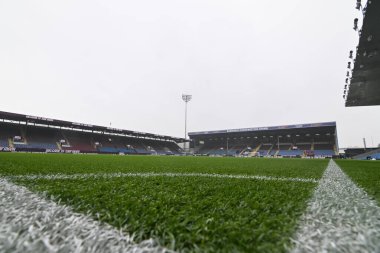 Gök Bahis Şampiyonası öncesinde Burnley, Burnley City 'ye karşı Turf Moor, Burnley, Birleşik Krallık' ta 10 Kasım 2024 'te oynanan Turf Moor maçının genel görünümü