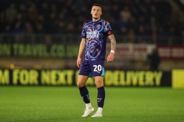 Oliver Casey of Blackpool looks on during the Sky Bet League 1 match Leyton Orient vs Blackpool at Gaughan Group Stadium, London, United Kingdom, 9th November 2024 clipart