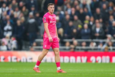 Ipswich Town 'dan Liam Delap, Premier Lig maçı sırasında Tottenham Hotspur' a karşı Ipswich Town Tottenham Hotspur Stadyumu, Londra, İngiltere, 10 Kasım 2024 'te seyrediyor.