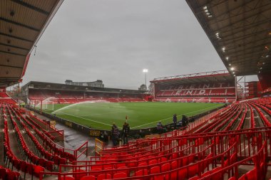 Premier Lig maçı sırasında Nottingham Forest, Newcastle United 'a karşı City Ground, Nottingham, İngiltere' de oynanan maçın genel görünümü 10 Kasım 2024