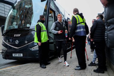 Blackpool 'dan Mackenzie Chapman, 9 Kasım 2024' te Gaughan Group Stadyumu 'nda oynanan Sky Bet 1 karşılaşması öncesinde Gaughan Group Stadyumu' na geldi.