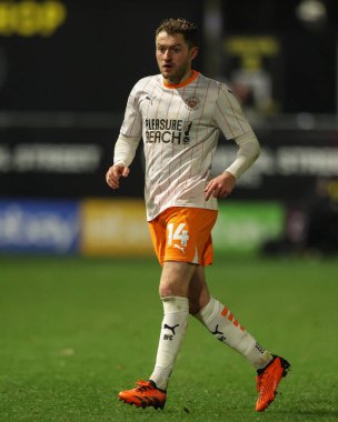 Blackpool 'dan Elliot Embleton Bristol Street Motors Kupası' nda Harrogate Town, Blackpool 'a karşı Wetherby Road, Harrogate, Birleşik Krallık, 12 Kasım 2024
