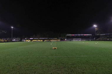 Bristol Street Motors Kupası 'nın önündeki Wetherby Yolu' nun genel görüntüsü Harrogate Town ile Blackpool, Harrogate Road, İngiltere, 12 Kasım 2024