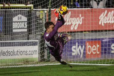 Blackpool 'dan Harry Tyrer, Harrogate Town' dan Jack Muldoon 'dan aldığı ilk penaltıyı 12 Kasım 2024' te Wetherby Road, Harrogate, Birleşik Krallık 'ta oynanan Bristol Street Motors Kupası maçında kurtardı.