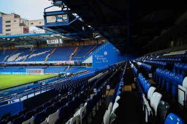 Barclays Bayanlar Süper Ligi 'nden önce Stamford Köprüsü' nün genel görünümü Chelsea FC Women vs Manchester City Women Stamford Bridge, Londra, İngiltere, 16 Kasım 2024