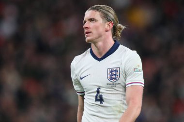 İngiltere 'den Conor Gallagher UEFA Uluslar Ligi, B-Grubu 2. Maç sırasında İngiltere - İrlanda Cumhuriyeti Wembley Stadyumu, Londra, Birleşik Krallık, 17 Kasım 2024