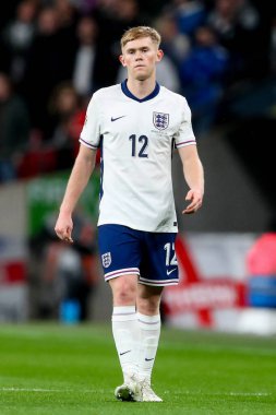 Lewis Hall of England, UEFA Uluslar Ligi sırasında, B-Grubu 2. Maç İngiltere 'ye karşı İrlanda Wembley Stadyumu, Londra, Birleşik Krallık, 17 Kasım 2024