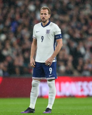 Harry Kane of England during the UEFA Nations League, League B - Group 2 match England vs Republic of Ireland at Wembley Stadium, London, United Kingdom, 17th November 2024 clipart