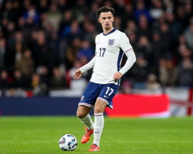 İngiltere 'den Curtis Jones, UEFA Uluslar Ligi, B - Grubu 2. Maç sırasında İngiltere ile İrlanda Wembley Stadyumu, Londra, Birleşik Krallık, 17 Kasım 2024