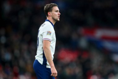 İngiltere 'den Taylor Harwood-Bellis UEFA Uluslar Ligi, B-Grubu 2. Maç sırasında İngiltere ile İrlanda Cumhuriyeti Wembley Stadyumu, Londra, Birleşik Krallık, 17 Kasım 2024