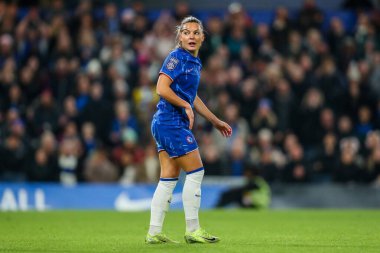 Chelsea 'li Johanna Rytting Kaneryd, Barclays Kadınlar Süper Ligi' nde Chelsea FC Kadınlar Manchester City Kadınları 'na karşı Stamford Köprüsü, Londra, İngiltere, 16 Kasım 2024