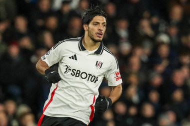 Fulham 'dan Raul Jimenez, 23 Kasım 2024' te Craven Cottage, Londra 'da oynanan Premier League maçında Fulham, Wolverhampton Wanderers' a karşı.
