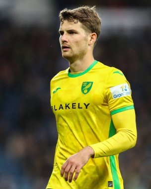 Norwich City 'den Jacob Lungi Srensen, West Bromwich Albion, Norwich City' ye karşı 23 Kasım 2024 'te, The Hawthorns, West Bromwich, İngiltere' de oynanan karşılaşma sırasında