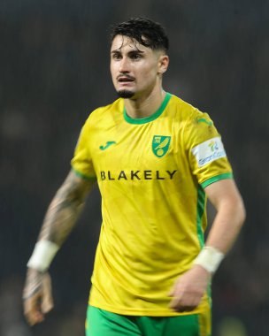 Norwich City 'den Borja Sainz, Sky Bet Şampiyonası maçı sırasında West Bromwich Albion, Norwich City' ye karşı The Hawthorns, West Bromwich, İngiltere, 23 Kasım 202