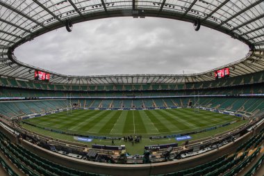 Birleşik Krallık 'ın Twickenham kentindeki Allianz Stadyumu' nda 24 Kasım 2024 'te oynanan Güz Ulusları Serisi maçında Allianz Stadyumu' nun genel bir görüntüsü İngiltere ile Japonya karşılaşacak.