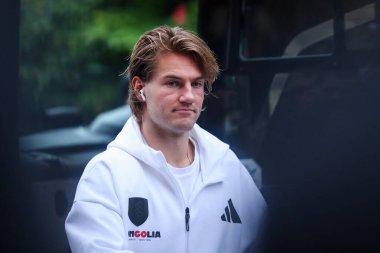 Fulham 'dan Joachim Andersen, Premier League maçından önce Craven Cottage' a geldi. Fulham, Wolverhampton Wanderers 'a karşı. Craven Cottage, Londra, İngiltere, 23 Kasım 2024