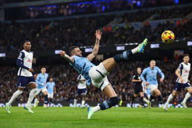 Manchester City 'den Kyle Walker, 23 Kasım 2024' te Etihad Stadyumu 'nda Manchester City ile Tottenham Hotspur arasında oynanan Premier League maçında bir haça bağlanmayı başaramadı.