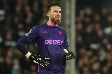 Wolverhampton Wanderers takımından Jose Sa, 23 Kasım 2024 'te Craven Cottage, Londra' da oynanan Premier League maçında Wolverhampton Wanderers 'a karşı.
