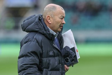 Eddie Jones, Birleşik Krallık 'ın Twickenham kentindeki Allianz Stadyumu' nda oynanan 24 Kasım 2024 sonbahar maçında Japonya 'nın baş antrenörü oldu.