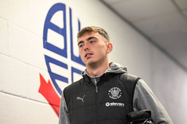 Blackpool 'dan Harry Tyrer, 23 Kasım 2024' te İngiltere 'nin Toughsheet Community Stadyumu' nda oynanan 1.