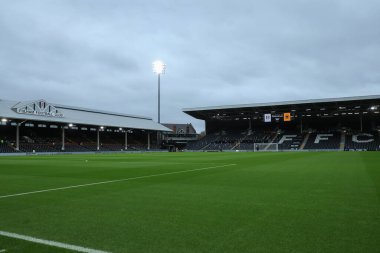 Premier Lig maçından önce Craven Cottage, Londra 'daki Fulham Wolverhampton Wanderers maçının genel görünümü, 23 Kasım 2024